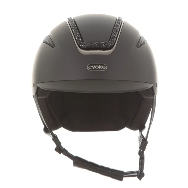 Evoke Callisto Crystal Frame Peaked Riding Helmet - Image 20