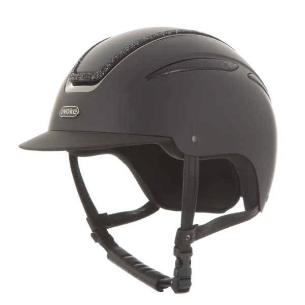 Evoke Callisto Crystal Frame Peaked Riding Helmet - Image 19