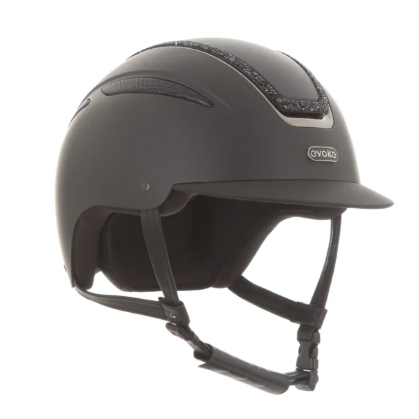 Evoke Callisto Crystal Frame Peaked Riding Helmet - Image 18