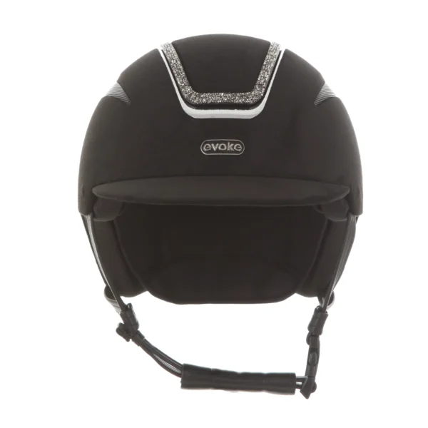 Evoke Callisto Crystal Frame Peaked Riding Helmet - Image 24