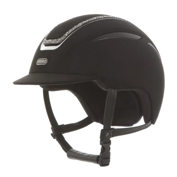 Evoke Callisto Crystal Frame Peaked Riding Helmet - Image 23