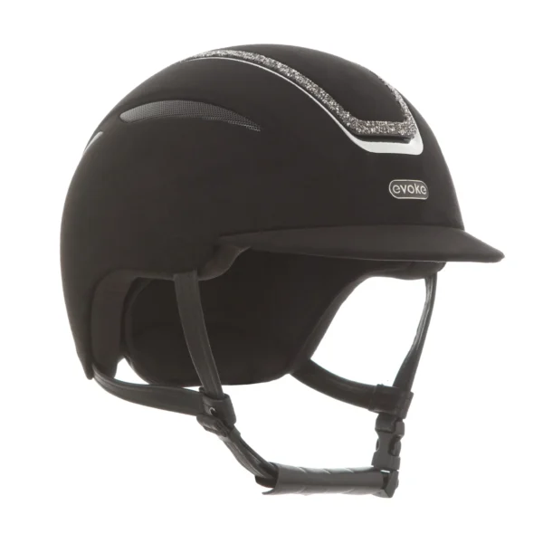 Evoke Callisto Crystal Frame Peaked Riding Helmet - Image 22