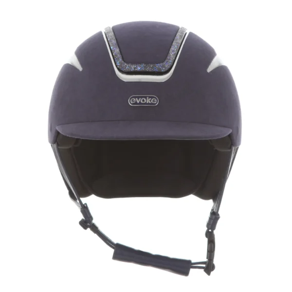 Evoke Callisto Crystal Frame Peaked Riding Helmet - Image 29