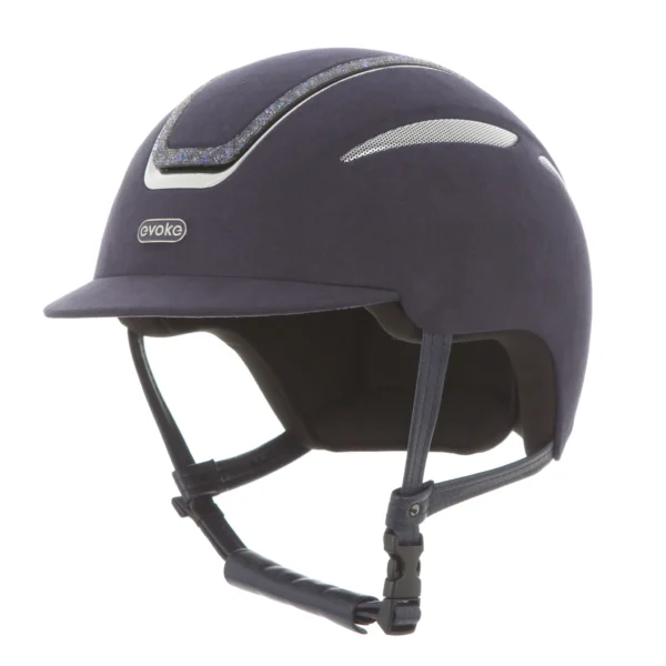 Evoke Callisto Crystal Frame Peaked Riding Helmet - Image 28