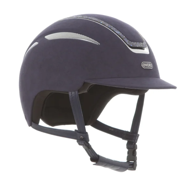 Evoke Callisto Crystal Frame Peaked Riding Helmet - Image 27