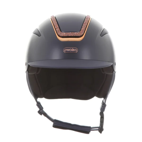 Evoke Callisto Crystal Frame Peaked Riding Helmet - Image 36