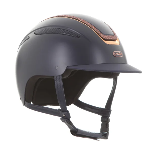 Evoke Callisto Crystal Frame Peaked Riding Helmet - Image 34