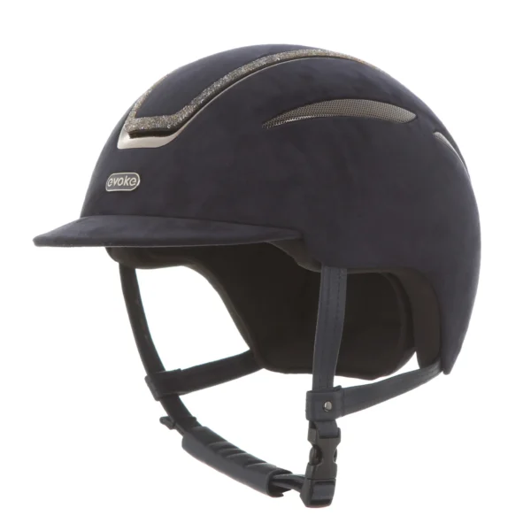 Evoke Callisto Crystal Frame Peaked Riding Helmet - Image 38