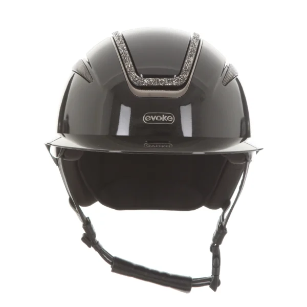 Evoke Callisto Crystal Frame Peaked Riding Helmet - Image 12