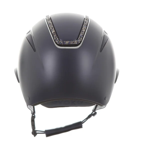 Evoke Callisto Crystal Frame Peaked Riding Helmet - Image 9