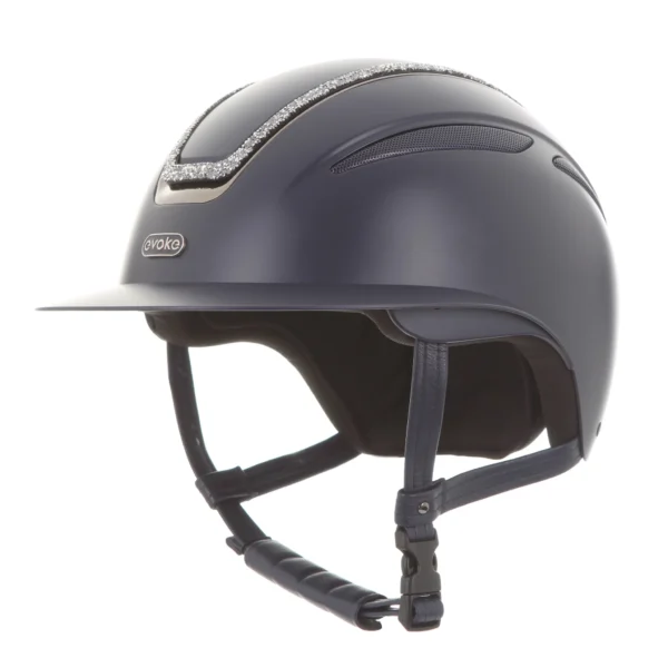 Evoke Callisto Crystal Frame Peaked Riding Helmet - Image 5